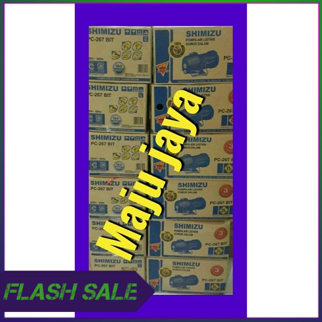 Pompa air jet pump  Shimizu  Pc 267 bit komplit tabung otomatis pc 268