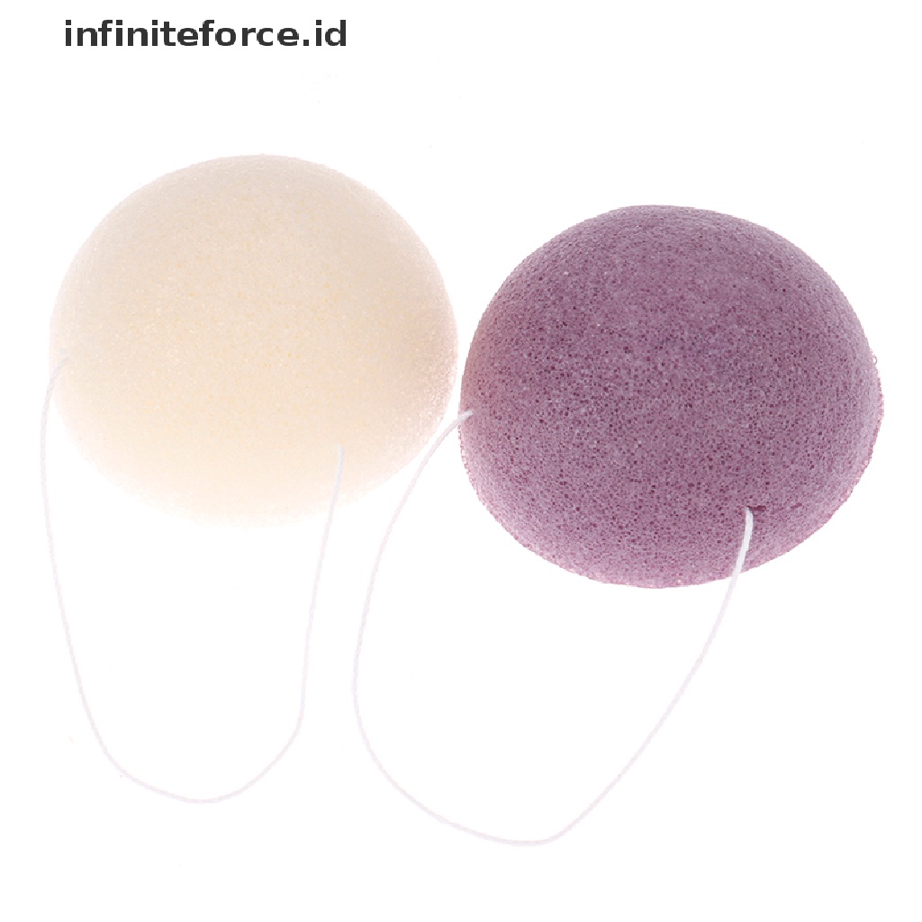 (infiniteforce.id) Spons Puff Exfoliator Pembersih Wajah