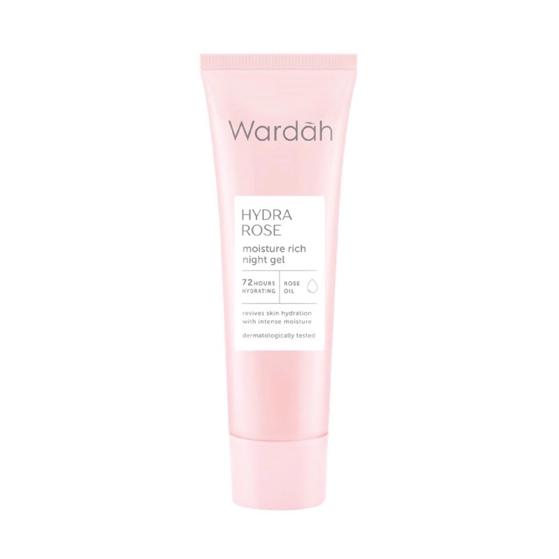 Wardah Hydra Rose Moisture Rich Night Gel 17ml