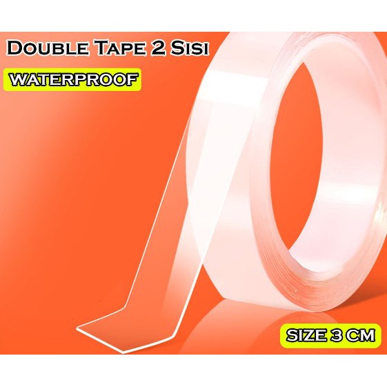 NANO DOUBLE TAPE / DOUBLE TAPE / SELOTIP ISOLASI BENING MULTIFUNGSI | FADHILAH SHOP BJB