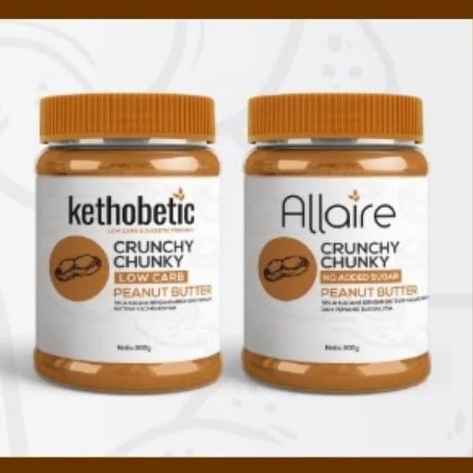 

[[BISA COD]] Ketobetic Crunchy Chunky Peanut Butter Selai Kacang untuk Diet Keto