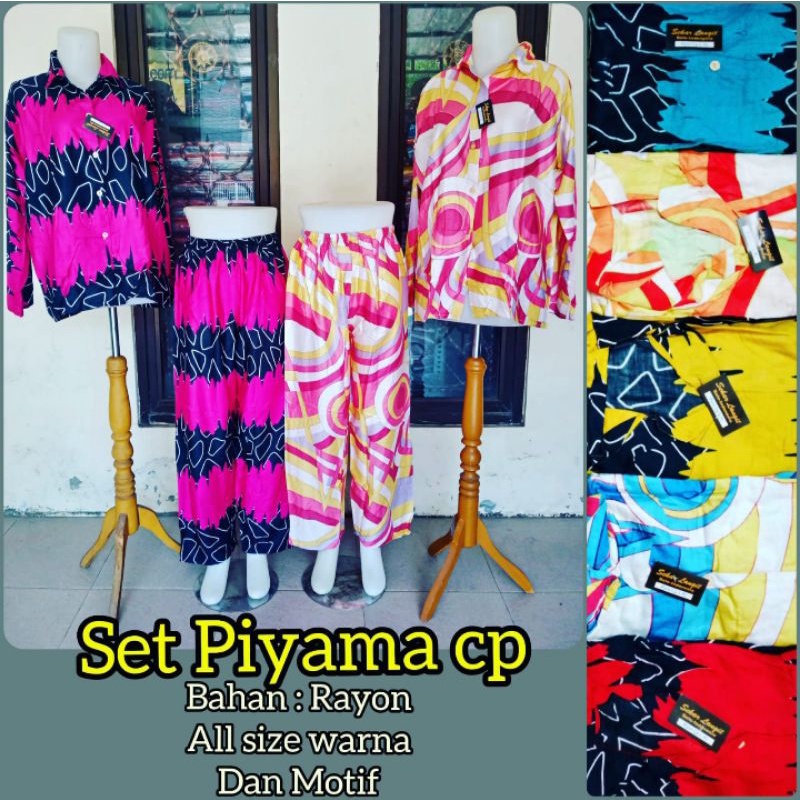 set piyama/piyama wanita dewasa