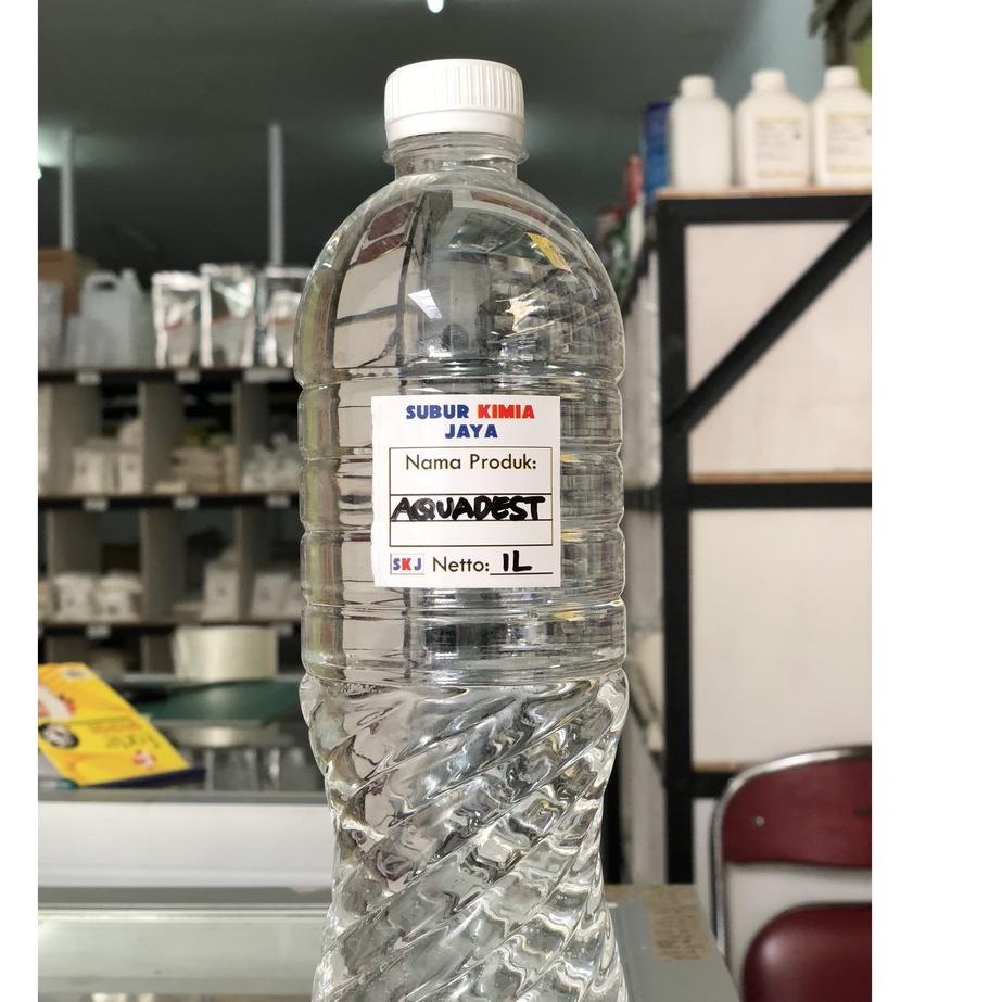 Hot Sale - Aquades Aquadest Akuades Air Suling Destilasi Murni 1000 ml ,,