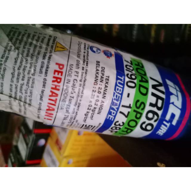 Ban luar depan NR 69 IRC 70/90-17 for revo/blade/absolute revo/jupiter mx/jupiter z