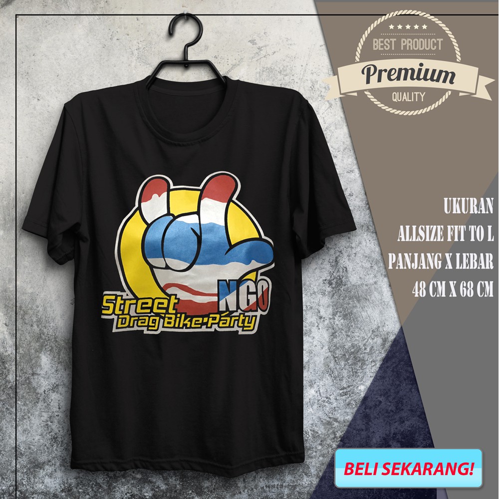 Jual Pakaian Cowok Pria Kaos Racing ISENG THAILOOK TANGAN COMBED Paling Laris