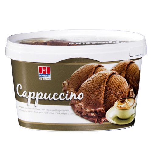 

Es Krim Diamond Cappucino / Diamond Ice Cream Cappuccino 700 Ml