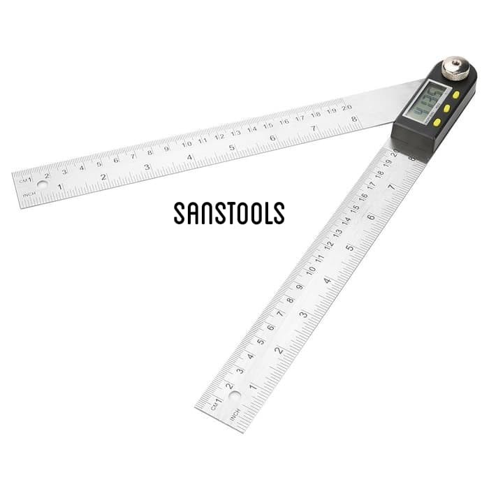 

digital protractor penggaris mistar ruller siku tukang sudut 30cm 12