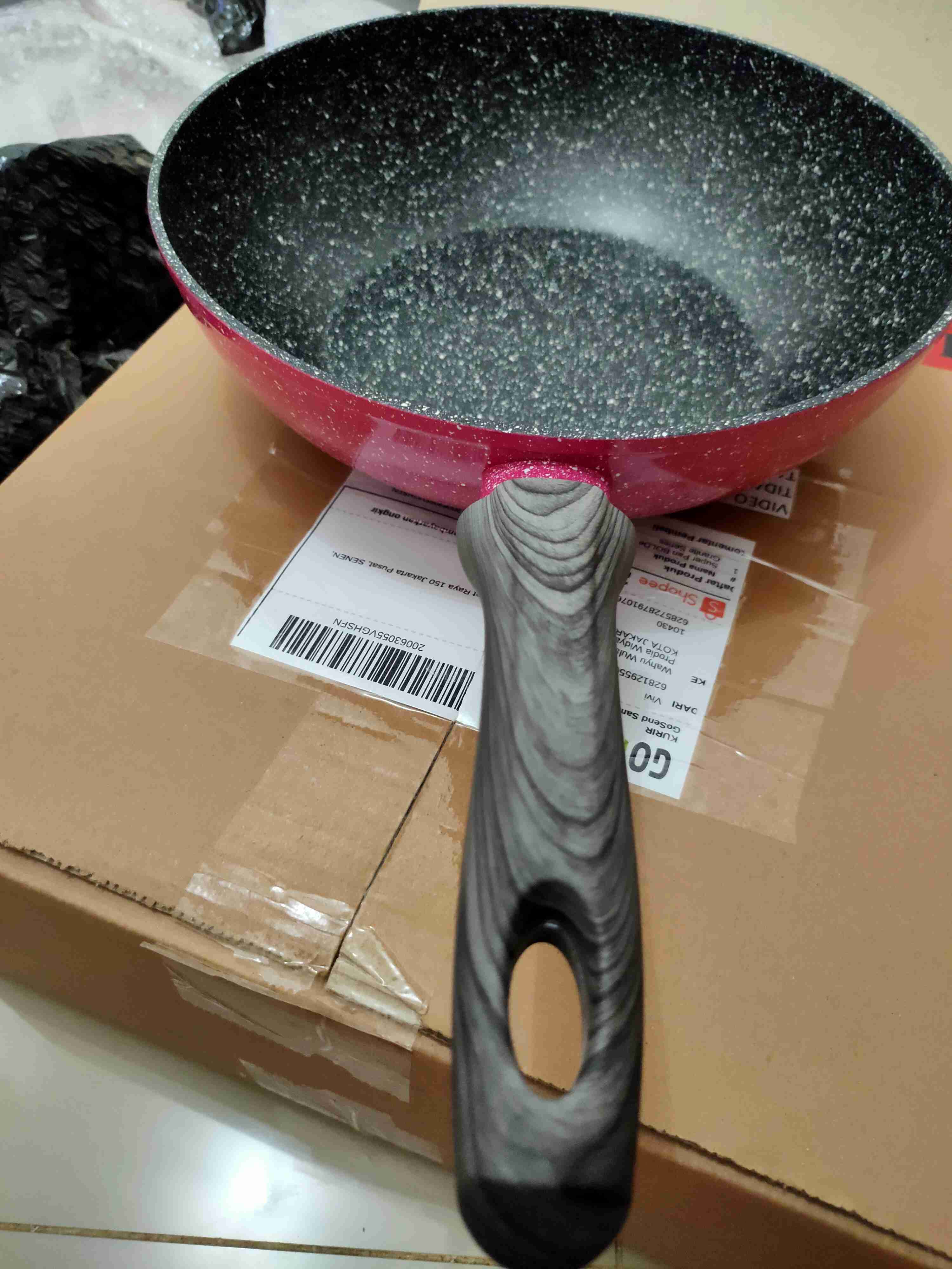 Super Pan Bolde Wok Pan Keramik 28 Cm Granite Series