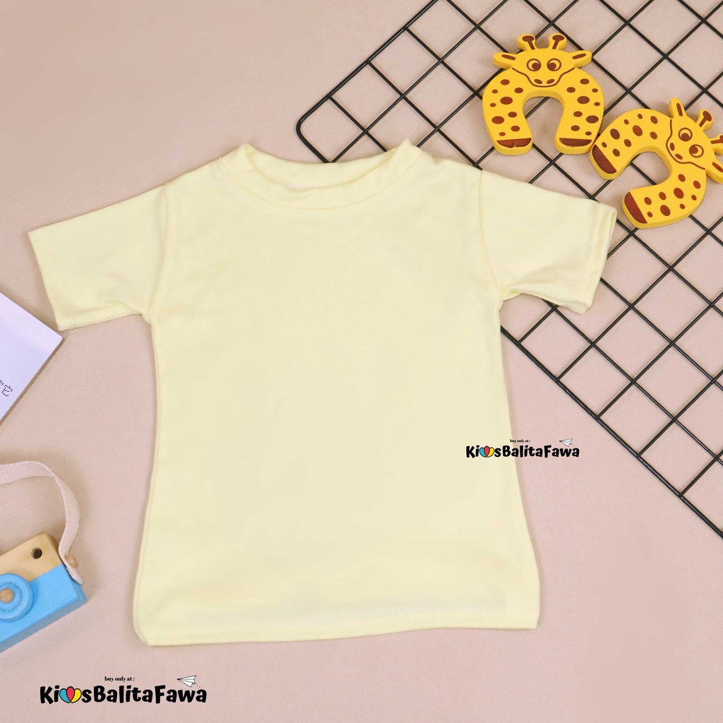 Kaos Isyana Baby New Born / Kaos Isyana Baby New Born / Baju Polos Bayi Anak Perempuan Lengan Pendek