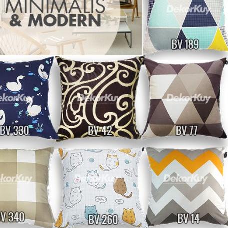 ● Sarung Bantal Sofa / Sarung Bantal Kursi Uk. 50x50 ✯