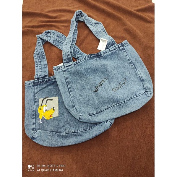 tas fashion jeans non street bergambar