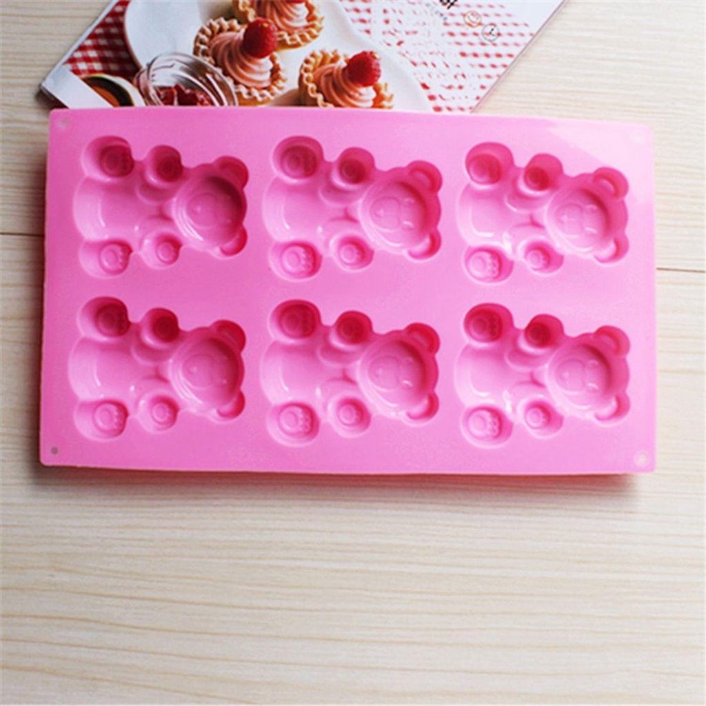 [Elegan] Cetakan Kue DIY Handmade Lucu Sugarcraft Baking Tools Gummy Bear