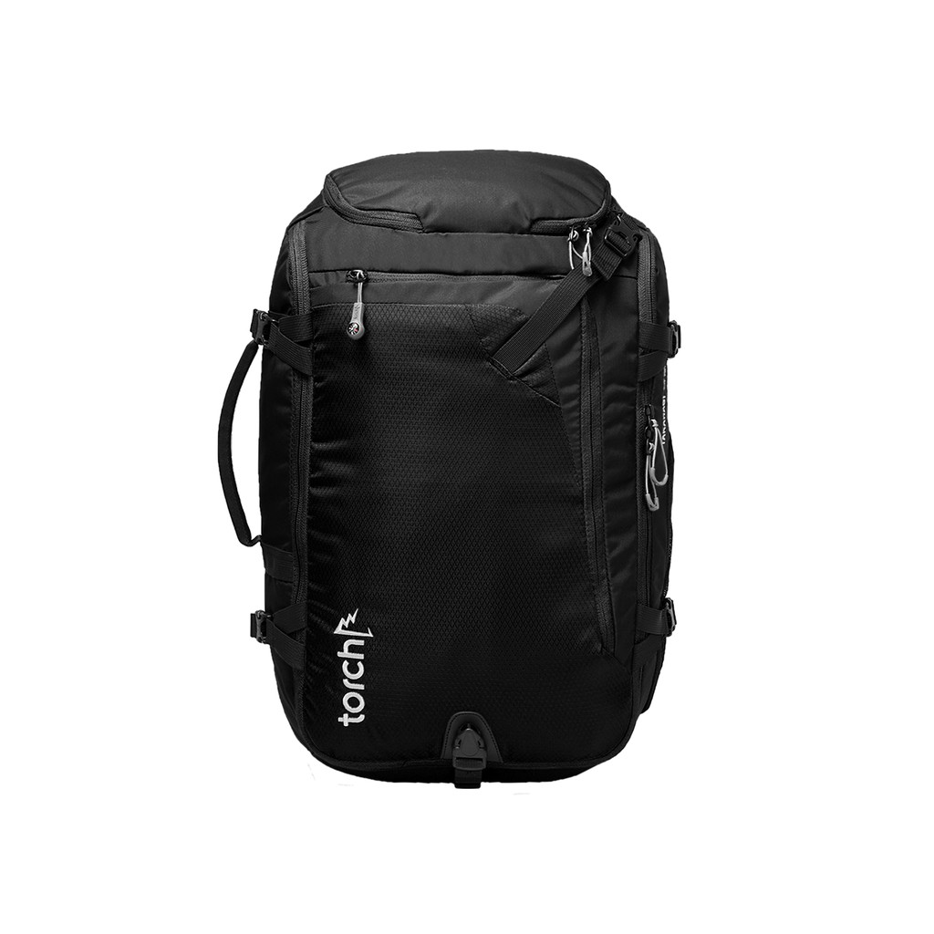 Torch Tas Ransel Travel Backpack-Takahagi 40 Liter - Jet Black