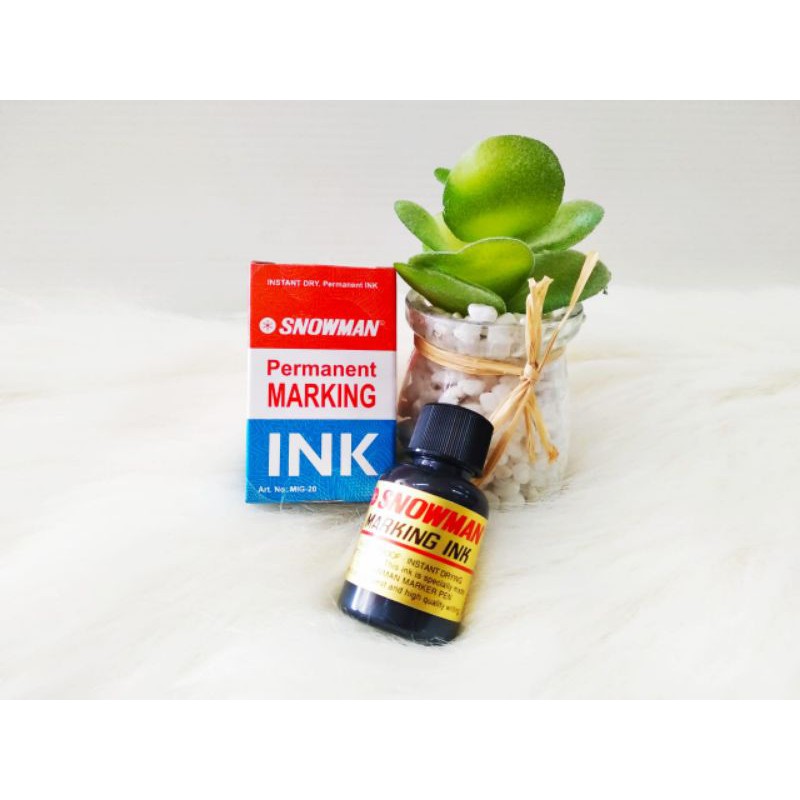 

Refill permanent marker snowman