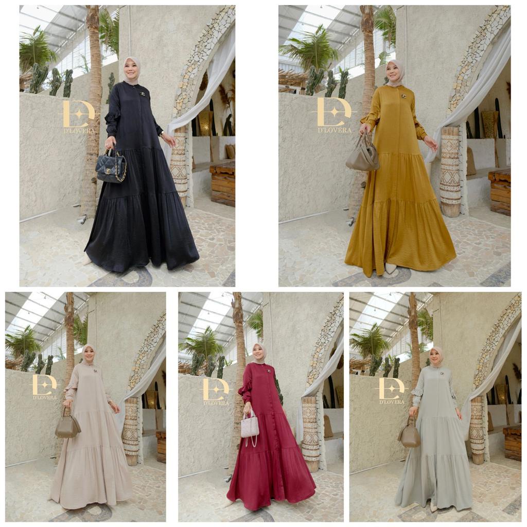 Shanum dress Dress DLOVERA BY OLLA GAMIS ORI D'LOVERA TERBARU READY SIAP KIRIM COD ORI DLOVERA TERBA