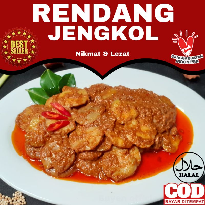 Jual Rendang Jengkol Makanan Khas Padang Siap Saji Instant Penambah