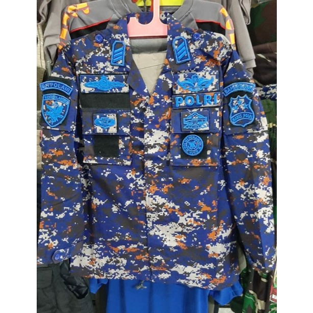 Baju PDL loreng Airud 1 stel