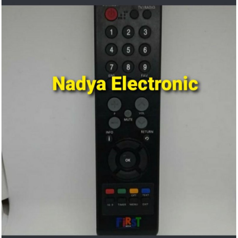 REMOTE REMOT TV KABEL FIRST MEDIA ORIGINAL ASLI