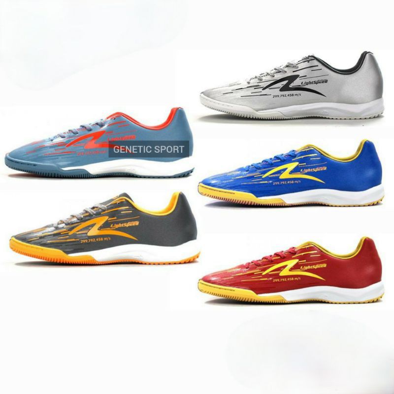 SEPATU FUTSAL SPECS ACC LIGHTSPEED REBORN IN MAROON RED, REFLEX, GUN METALLIC, VAN DEUSEN ORIGINAL
