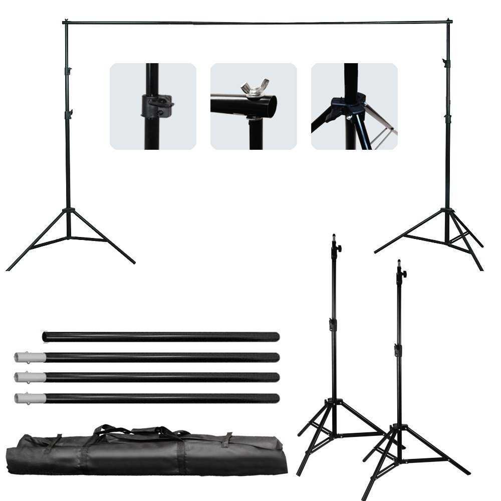 Stand Backdrop Bracket 3m Perlengkapan Foto Fotografi Video Studio Kamera Green Screen