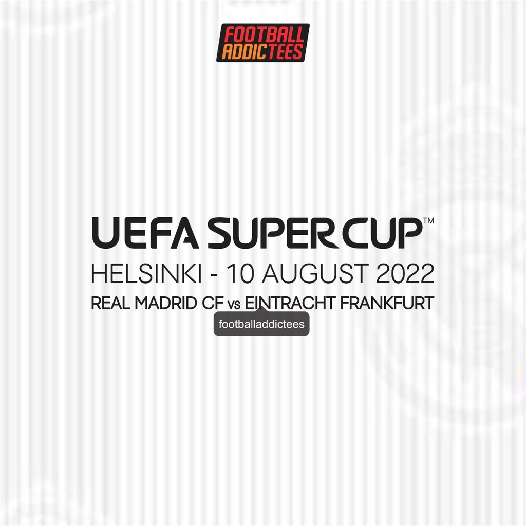 PATCH MDT UEFA SUPER CUP 2022 REAL MADRID