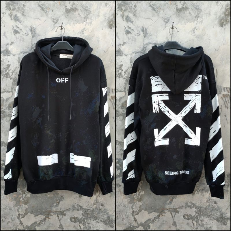 Hoodie Off-White Black HD galaxy