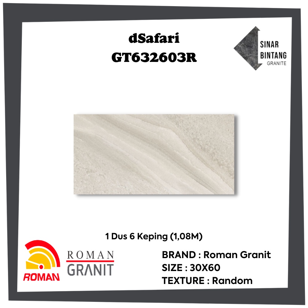 Granit 30 X 60 | Granit Lantai dSafari Series ROMAN GRANIT