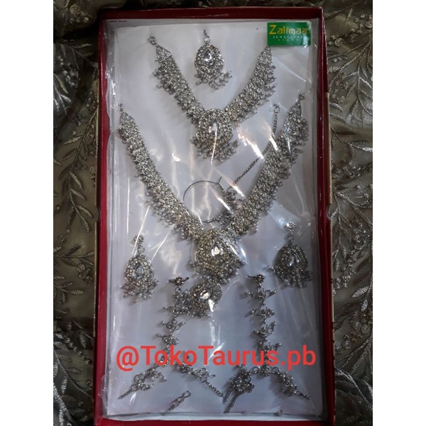 Aksesoris India Set Silver