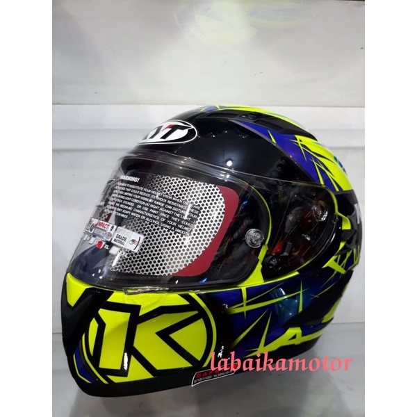 HELM KYT FALCON FR #SPIKE | HELM FULL FACE  MOTIF TERBARU