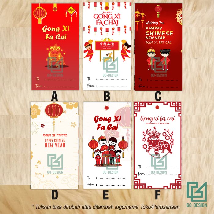 

Kartu ucapan Parcel Kartu IMLEK / CHINESE NEW YEAR