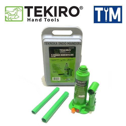 TEKIRO Dongkrak Botol 2 TON / Hydraulic Welded Bottle Jack AU-BJ1909