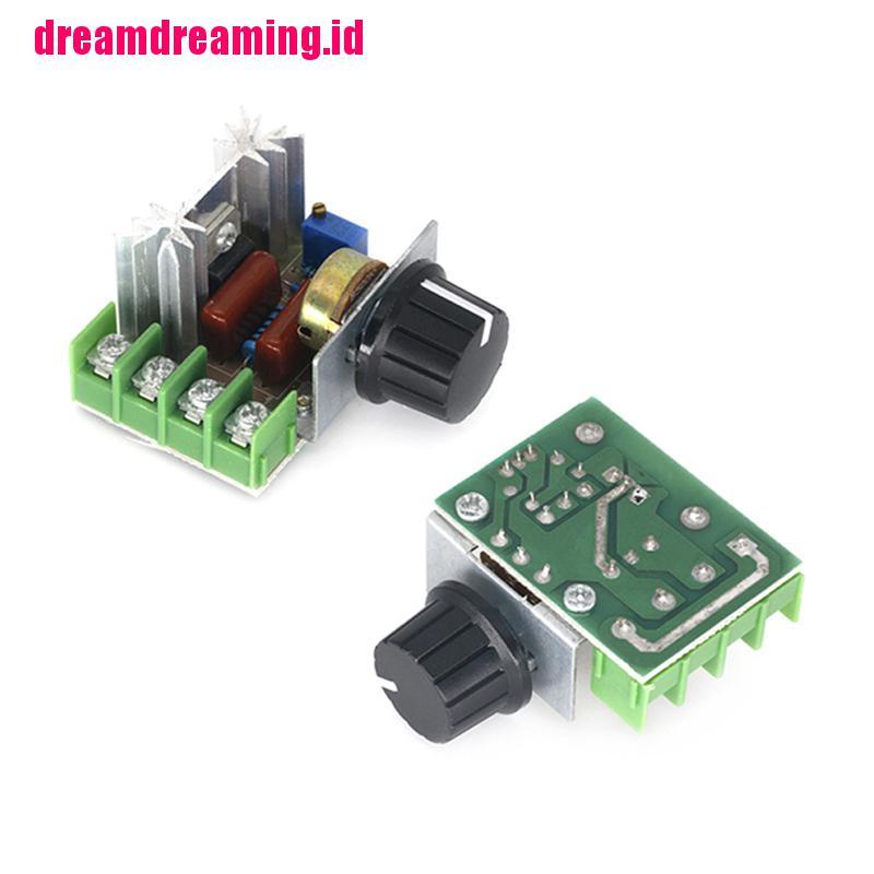 / Dreamdreaming / 220V 2000W Regulator Tegangan Dimmers Motor Speed Controller