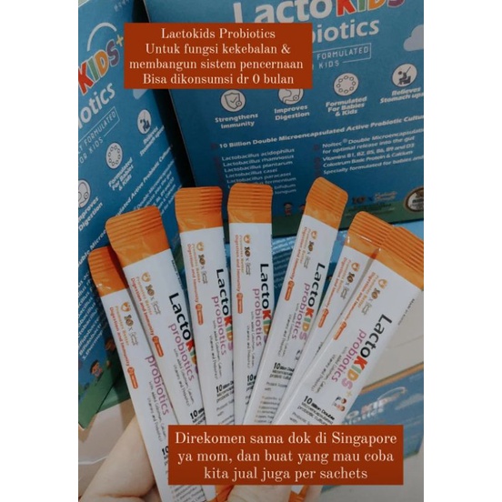 Lactokids Probiotics Sachets Eceran