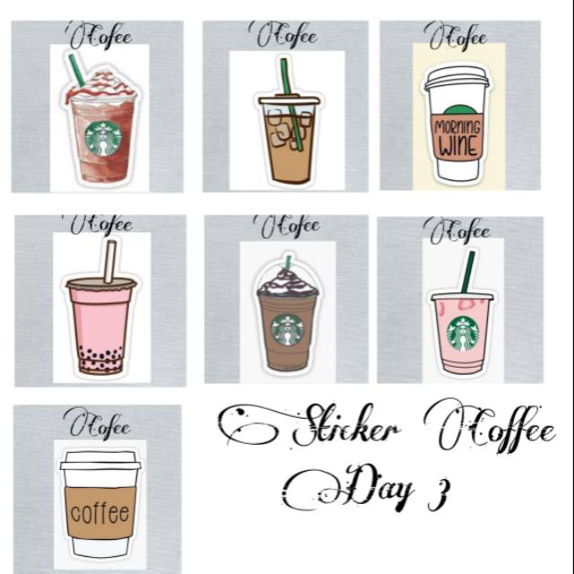 

STICKER BOBA, COFFEE, / CUSTOM STICKER AESTETIK TERMURAH UNTUK LAPTOP HP JURNAL