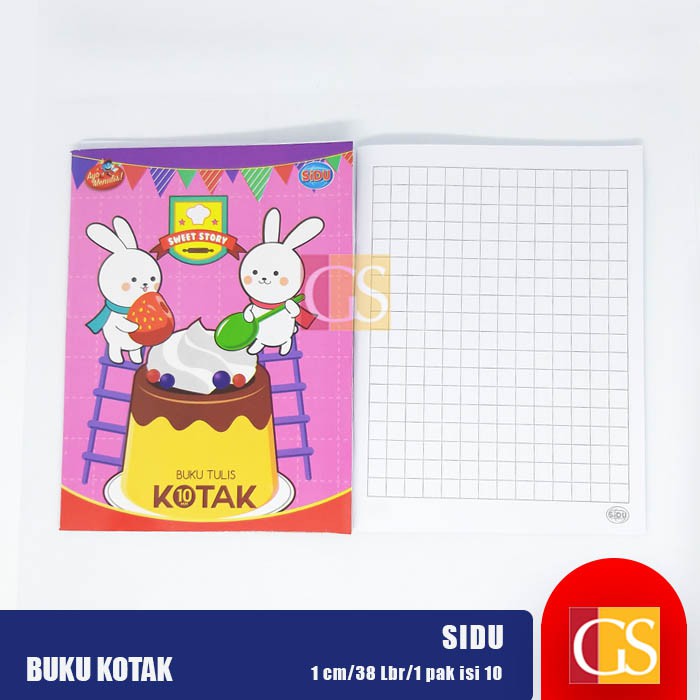 

BUKU KOTAK TANGGUNG SIDU SQ 10 10mm 1cm 38 LEMBAR SINAR DUNIA