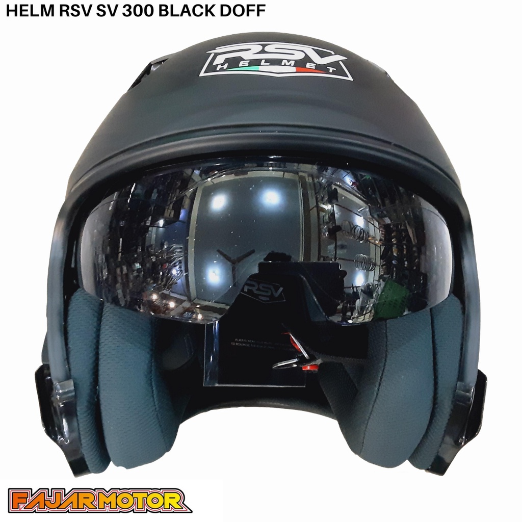 HELM RSV SV300 BLACK DOFF DOUBLE VISOR SV 300