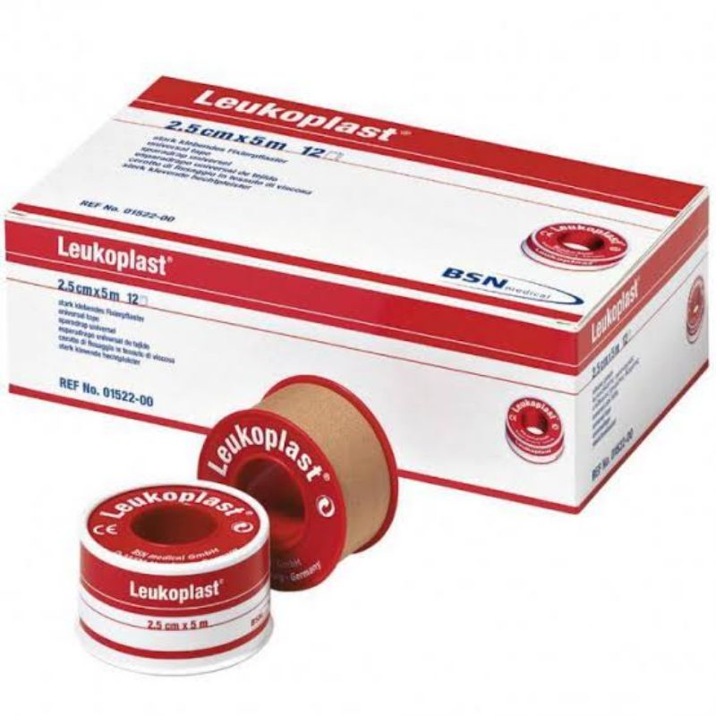 Leukoplast 2,5cm x 4,5m/ Plester Roll Kain