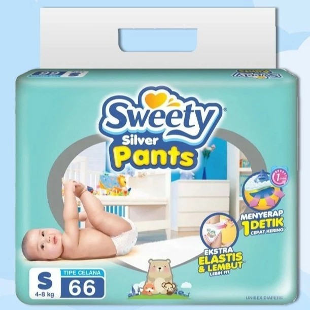 ❤ jselectiv ❤ SWEETY SILVER Pants S66 | Popok Bayi Celana SWEETY