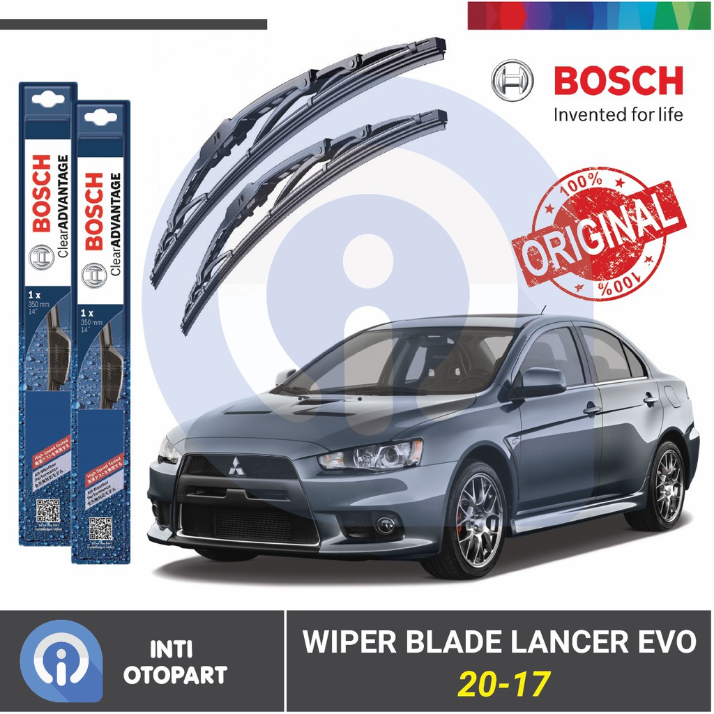 Jual Wiper Blade LANCER EVO (Bosch Advantage Frame) (17" & 20