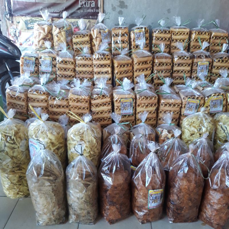 KRIPIK KACA 250gram  / KRIPIK BELING / KRIPCA / SNACK KILOAN MURAH  / ALMA.SNACK