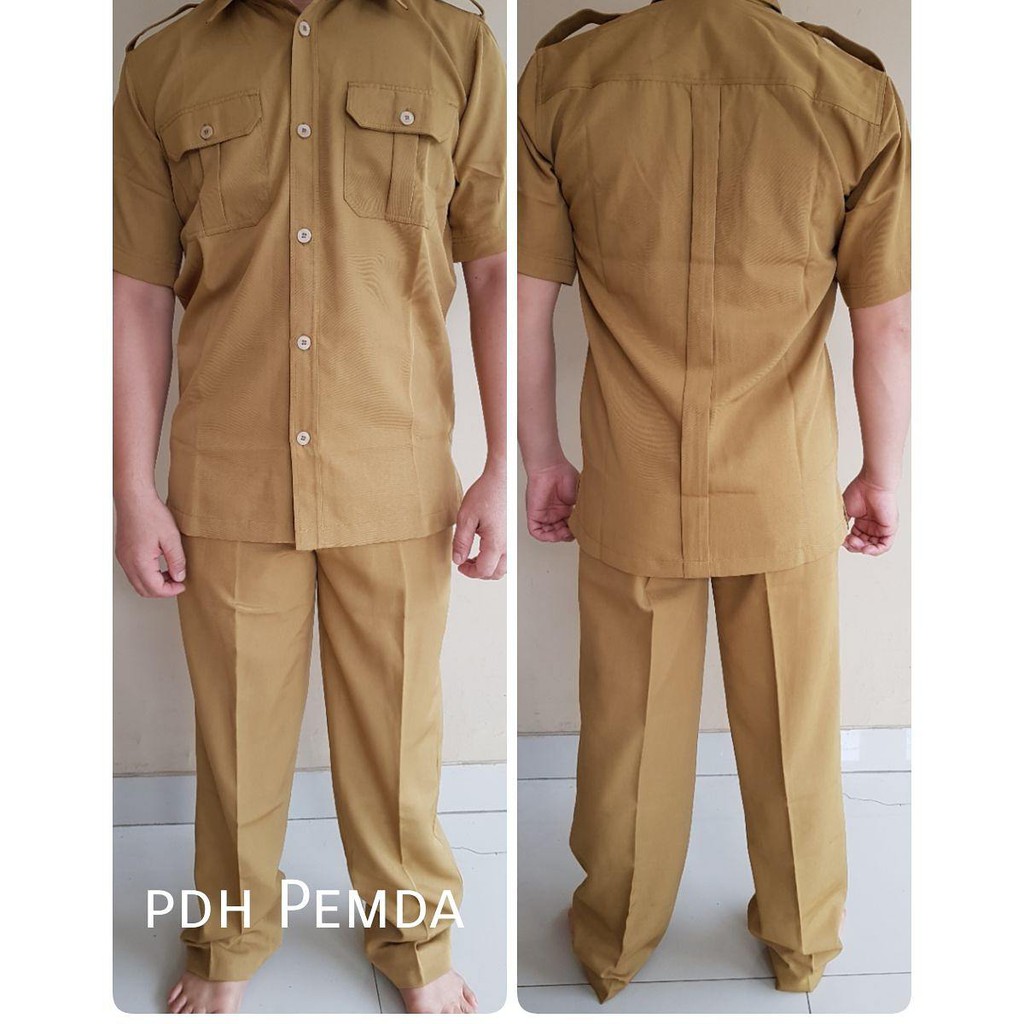 seragam khaky pemda PNS / seragam PDH pria