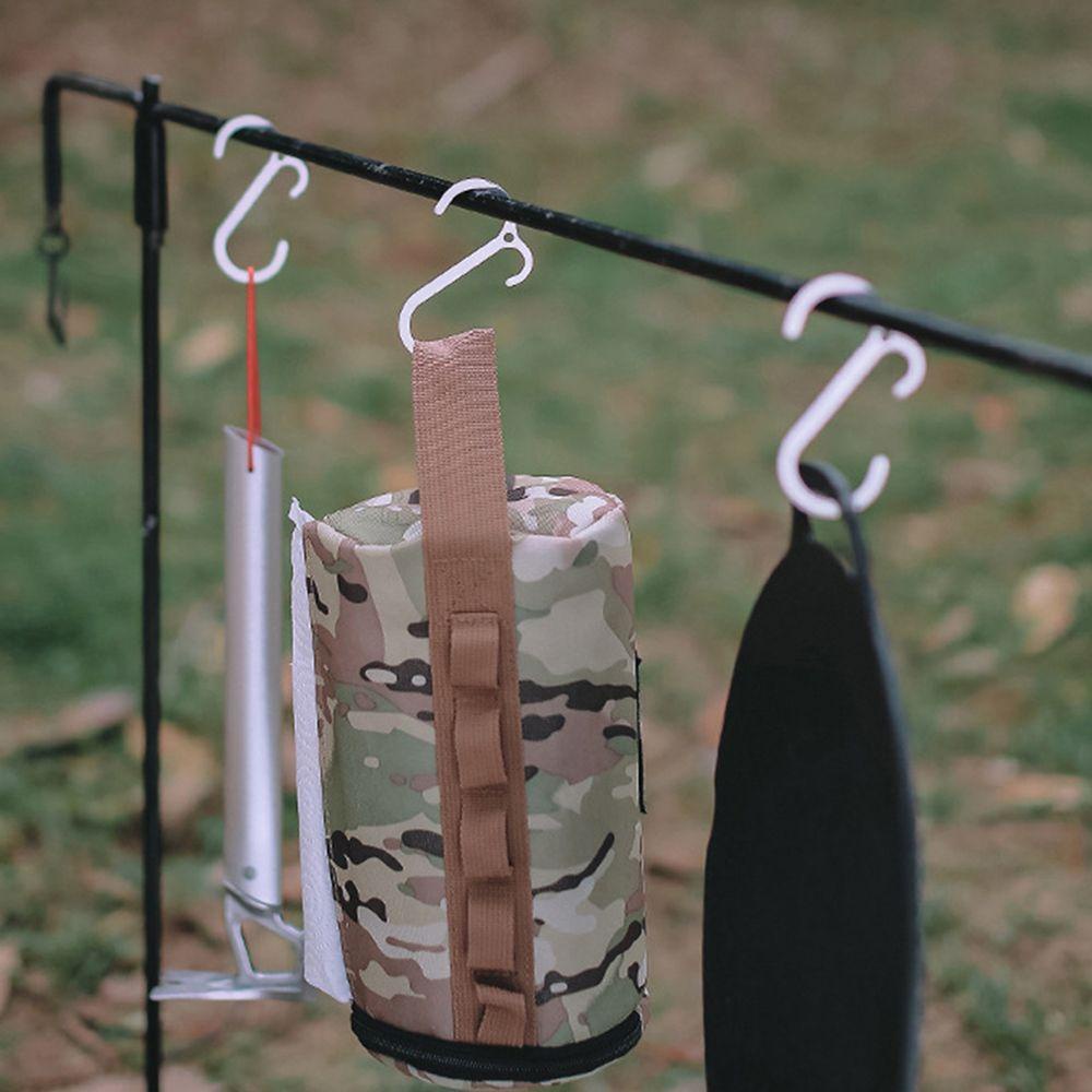 Lanfy Gantungan Hook Portable Ringan Stainless Steel CampingHooks Rak Penyimpanan Berkemah Luar Ruangan Bentuk S Cakar Hook