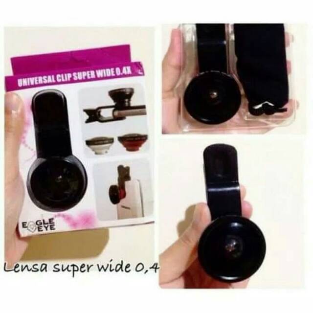 Lensa hp / Lensa kamera hp / Lensa fisheye / Lensa jepit / Fish eye