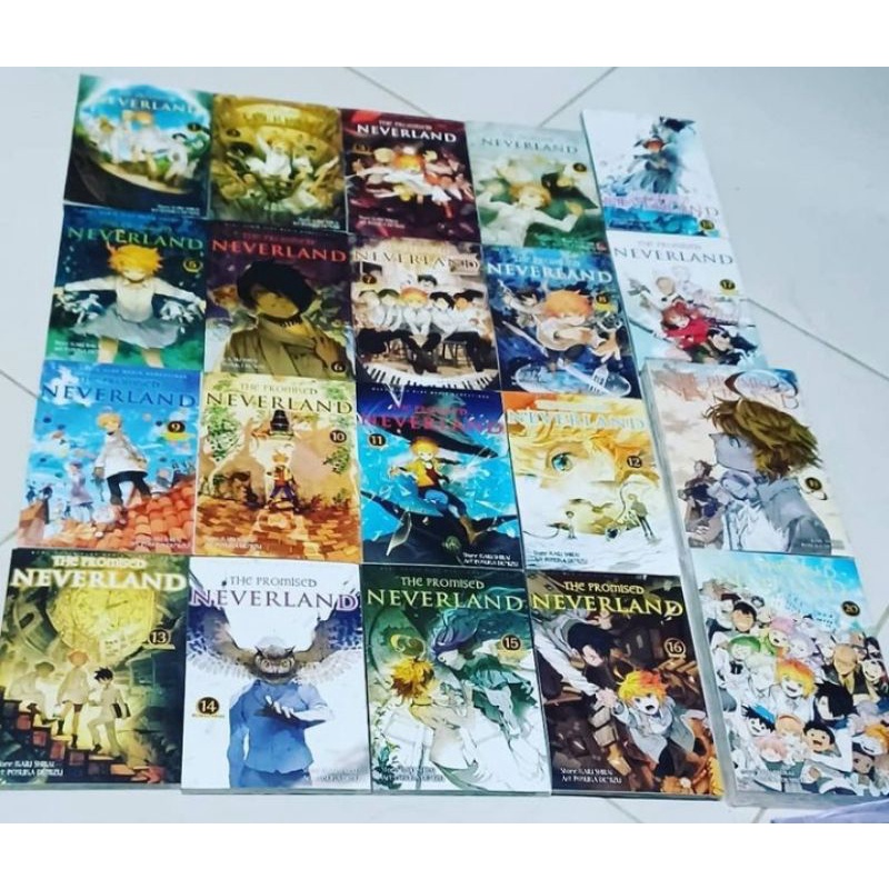 Manga/komik The Promised Neverland set 1-18 bahasa indonesia
