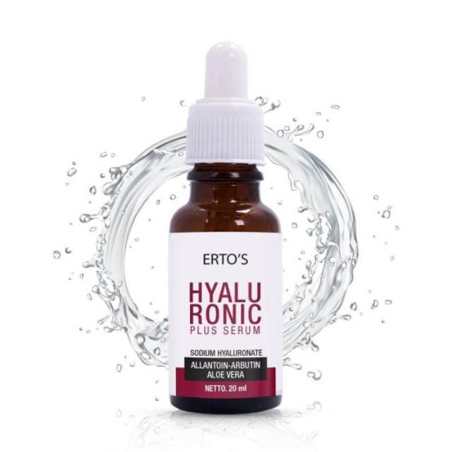 [ORI] Serum Wajah Anti Penuaan Dini dengan Hyaluronic Acid Plus Aloevera Hydrating Whitening dan Anti Aging - BPOM 20 ML