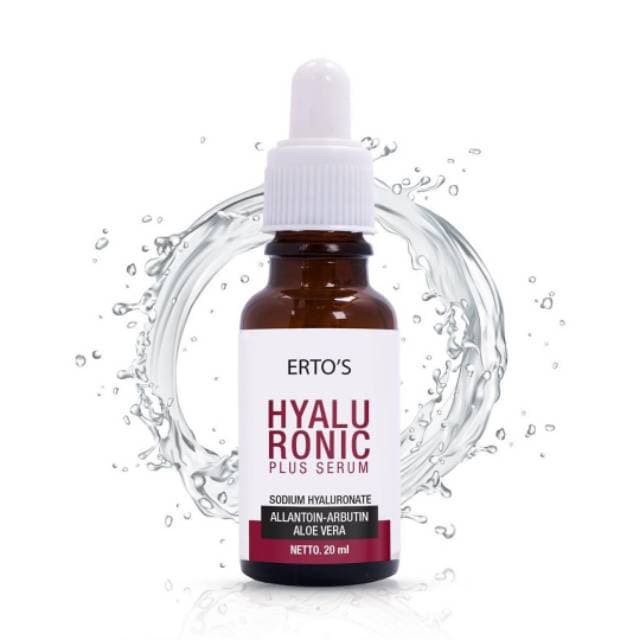 [ORI] Serum Wajah Anti Penuaan Dini dengan Hyaluronic Acid Plus Aloevera Hydrating Whitening dan Anti Aging - BPOM 20 ML