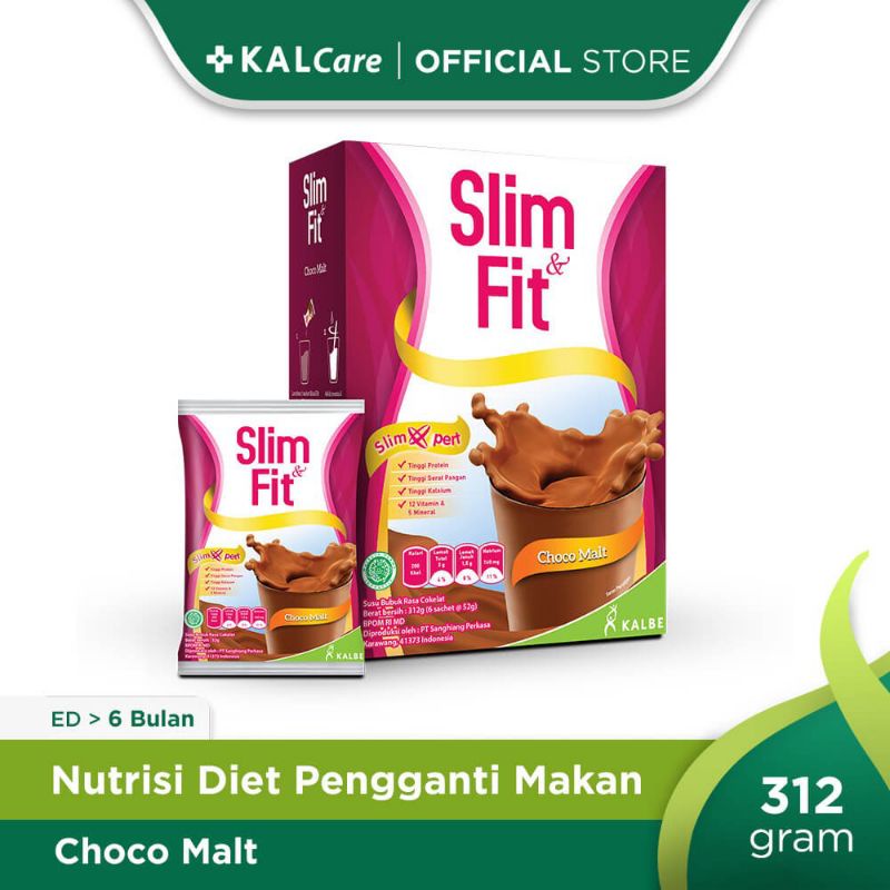 Slim & Fit Milk Choco Malt 312gr