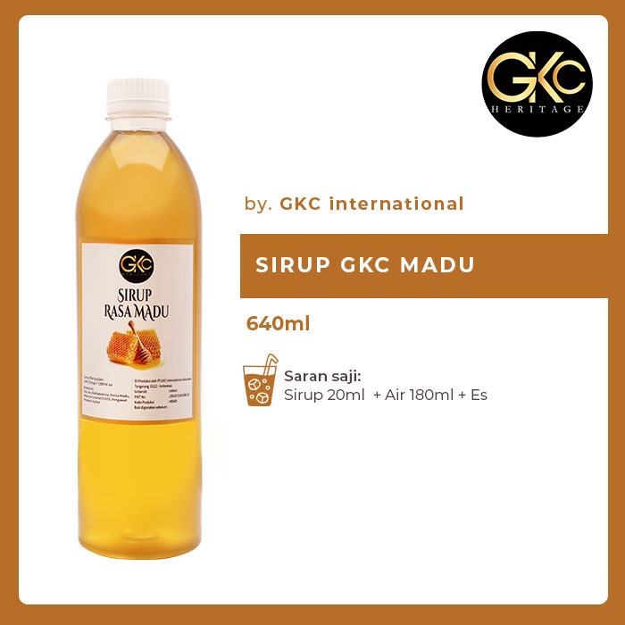 

Sirup Minuman GKC "Rasa Madu" 640ml