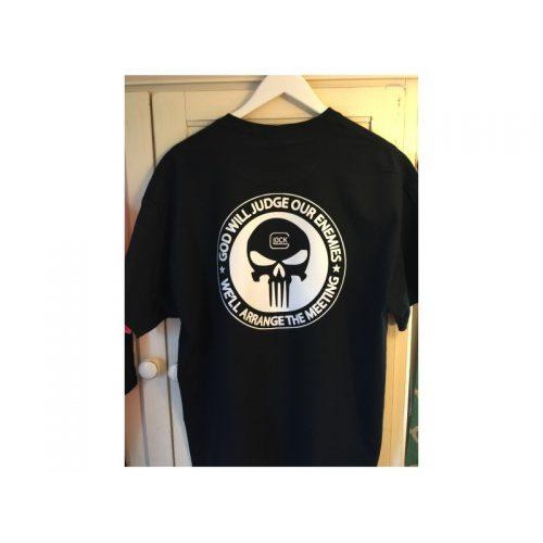 Premium Tshirt Glock Punisher - Kaos Glock - Baju Glock Punisher - Kaos ukuran S sampai XXXL