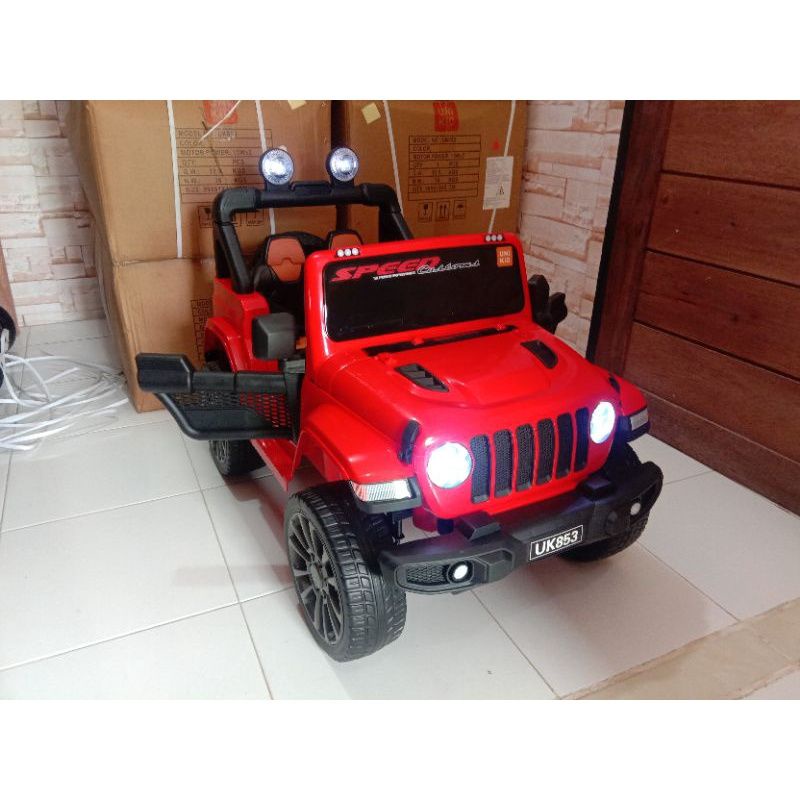 MOBIL MOTOR AKI JEEP RUBICON UNIKID UK 853 &amp; UK 862 BAN KARET